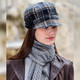 Headwear Accessory With Leather Rossete In Grey On Scottishwebstore.com