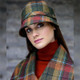 Flatter Cap For Women With Low Brim Wool Tweeded On Scottishwebstore.com