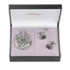 Highlander Gift Set Thistle Designed Mechanical Watch And Cufflinks Shop On Scottishwebstore.com