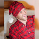 Men's Cotton Flannel Nightcap in Red Tartan Online on Scottishwebstore.com