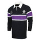 Striped Classic Scotland Thistle Long Sleeve Rugby Shirt Shop On Scottishwebstore.com