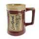 Highland Bagpiper Pottery Beer Mug Red Scottishwebstore.com