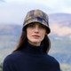 Made In Scotland Islay Pattern Tweed Blue Brown Flapper Hat One Size Online On Scottishwebstore.com