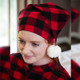 Women's Cotton Flannel Nightcap Red/Black Plaid Shop On Scottishwebstore.com