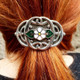 The Little White Rose of Scotland Hair Tie Scottishwebstore.com