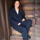 Women's Cotton Flannel Pyjama Set in Blackwatch Tartan Shop Online On Scottishwebstore.com