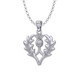 Dazzling Scottish Thistle Pendant in Sterling Silver with Chain On Scottishwebstore.com