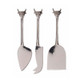 Shop SH-JS/HC/CKS/B Highland Cattle Designed Cheese Knife Set of 3 on Scottishwebstore.com