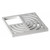 Oatey THREE-QUARTER TOP GRATE FOR FLOOR SINK