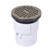 Oatey 3" X 4" PVC NICKEL GENERAL PURPOSE ROUND FLOOR DRAIN TRAP PRIMER