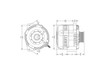 170 Amp 6 Phase 88-95 GM Truck High Output Alternator Black Finish