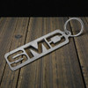 SMD Premium Brushed 18-Gauge Stainless Steel Keychain