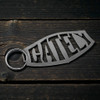 Gately Audio Premium Brushed 18-Gauge Stainless Steel Keychain