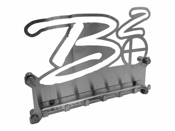 B2 Audio Key Ring Holder – 18-Gauge Brushed Stainless Steel