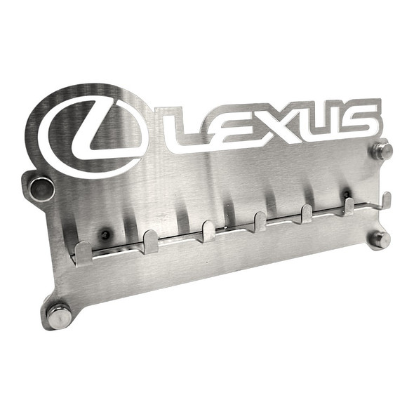 Lexus Key Ring Holder – 18-Gauge Brushed Stainless Steel