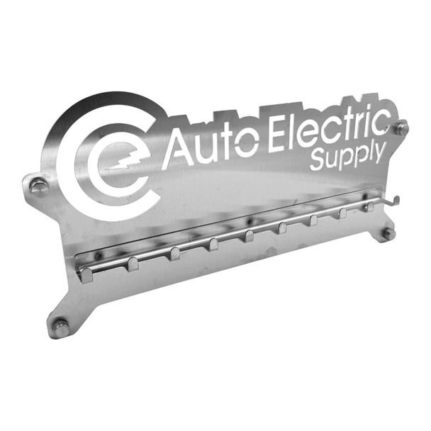 CE Auto Electric Supply Key Ring Holder – 18-Gauge Brushed Stainless Steel