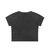 Snow Washed Crop Top #250706PODAA0052