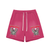 Sun Fade Raw Edge Cotton Shorts #250706PODPW0073