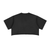 Snow Washed Raw Edge Crop Top #250706PODAA0166