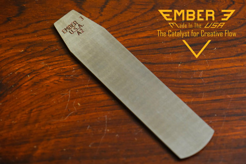 Ember 3 No. 40 Scrub Plane Replacement Blade – A2 – Iron Fits Stanley Type Planes