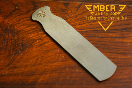 Ember 3 No. 40 Scrub Plane Oval Replacement Blade – A2 – Iron Fits Stanley Type Planes