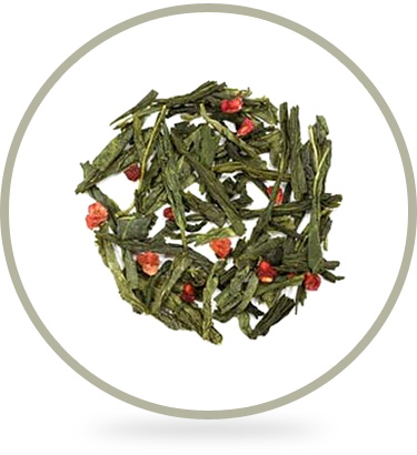 Premium green tea selection