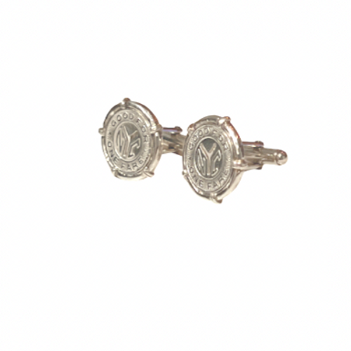 NYC Transit Token Cufflinks - Sterling Silver 