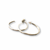 Silver Bamboo Design Hoop Earrings (Thick)- 2"