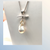 Oversized Classic Baroque Pearl & Silver Pendant  (Special)