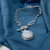 Artisan-made Moonstone & Silver Pendant -made to order 