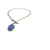 Holly Blue-Lavender Chalcedony Oval Pendant -Special Price