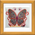 Mylar Tribal Butterfly Set of 6