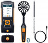 Testo 440 Air Velocity and IAQ Measuring Instrument with digital hot wire probe and digital vane probe, &oslash; 3.9"
