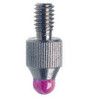Mitutoyo 120047 Ball Point Extension Rod, Ungrooved Ruby, 7.3mm