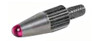 Mitutoyo 120055 Ball Point Extension Rod, Ungrooved Ruby, 25mm