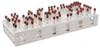 Heathrow Scientific HS120112 Mega Rack Clinical Tube Rack, Double, White