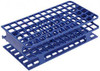 Heathrow Scientific HS27551B OneRack Test Tube Rack, 13 mm, Blue, 8pk