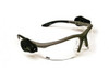 3M 11476-00000-10 LightVision 2 LED Protective Eyewear Black with Clear Lens (Pack of 10)