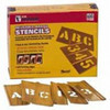 C. H. Hanson 10071 Letter and Number Set, 2", brass