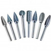 Drill America DUL3SET Solid Carbide Bur Set, double cut, 8-piece