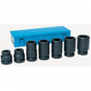 Grey Pneumatic 9155 Drive Wheel Impact Socket Set, 1" Drive, 8-piece Metric