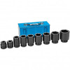 Grey Pneumatic 9161D Impact Socket Set, 1" drive, 10-piece