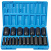 Grey Pneumatic 1719D Impact Socket Set, ½" drive, 12-point deep