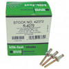 Marson M42372 Outside Door Handle Rivets with recessed heads, 0.25" diameter, 0.09 to 0.115" grip range