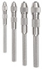 Starrett S240Z 4-Piece Pin Vise Set, 0.01 to 0.2" range