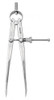 Starrett 83B-6 Yankee Spring-Type Outside Divider, 6", quick-spring nut