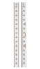 Starrett C330-150 W/SLC Full Flexible Steel Rule with Standard Letter of Certification, 150 mm, 12.7 mm