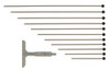 Mitutoyo 129-150 Interchangeable Rod Depth Micrometer, 0 to 12"