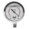 Winters PFQ125R1, FILLED/SS 2.5" 0-400 PSI 1/4" NPT BOTTOM, SS LIQUID FILLED GAUGE