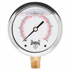 Winters PFQ1536, QUAL FILLED/SS 4"x1/2"NPT BTM 30/0/15 PSI/KPA, SS LIQUID FILLED GAUGE